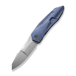 WE Knife Co., Ltd™ Solid Frame Lock WE22028-4 Blue 6AL4V Titanium CPM 20CV Stainless Steel Pocket Knife