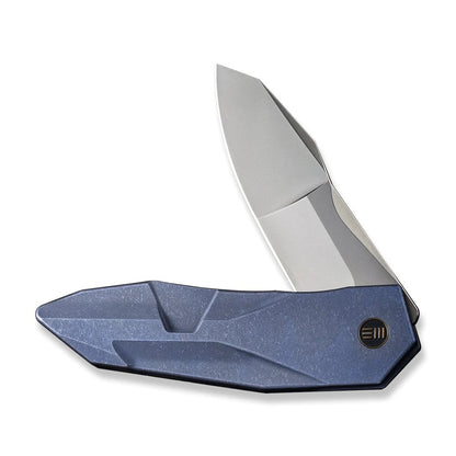WE Knife Co., Ltd™ Solid Frame Lock WE22028-4 Blue 6AL4V Titanium CPM 20CV Stainless Steel Pocket Knife