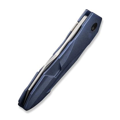 WE Knife Co., Ltd™ Solid Frame Lock WE22028-4 Blue 6AL4V Titanium CPM 20CV Stainless Steel Pocket Knife