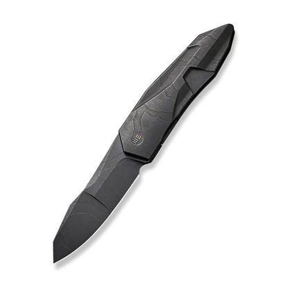 WE Knife Co., Ltd™ Solid Frame Lock WE22028-5 Black 6AL4V Titanium CPM 20CV Stainless Steel Pocket Knife