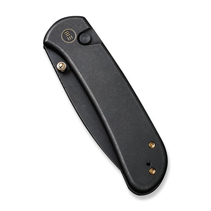 WE Knife Co., Ltd™ Qubit Button Lock WE22030F-1 Black 6AL4V Titanium CPM 20CV Stainless Steel Pocket Knife