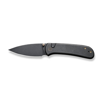 WE Knife Co., Ltd™ Qubit Button Lock WE22030F-1 Black 6AL4V Titanium CPM 20CV Stainless Steel Pocket Knife