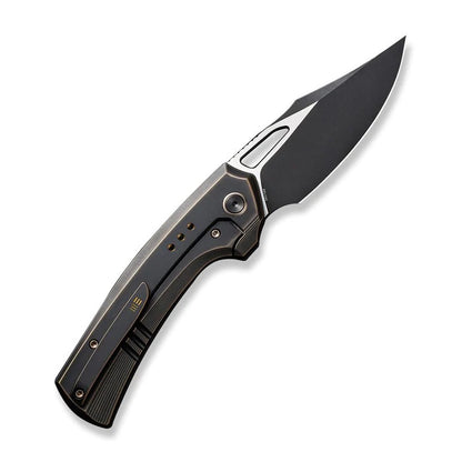 WE Knife Co., Ltd™ Nefaris Frame Lock WE22040D-3 Black & Bronze 6AL4V Titanium CPM 20CV Stainless Steel Pocket Knife