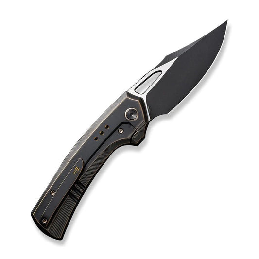 WE Knife Co., Ltd™ Nefaris Frame Lock WE22040D-3 Black & Bronze 6AL4V Titanium CPM 20CV Stainless Steel Pocket Knife
