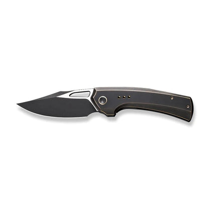 WE Knife Co., Ltd™ Nefaris Frame Lock WE22040D-3 Black & Bronze 6AL4V Titanium CPM 20CV Stainless Steel Pocket Knife