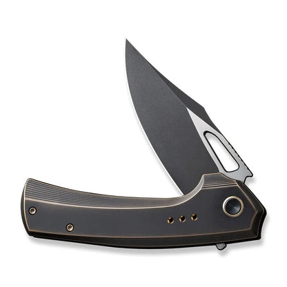 WE Knife Co., Ltd™ Nefaris Frame Lock WE22040D-3 Black & Bronze 6AL4V Titanium CPM 20CV Stainless Steel Pocket Knife