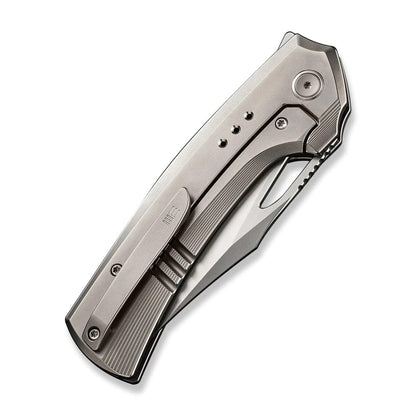 WE Knife Co., Ltd™ Nefaris Frame Lock WE22040F-2 Aluminum Foil Carbon Fiber and Black Titanium CPM 20CV Stainless Steel Pocket Knife