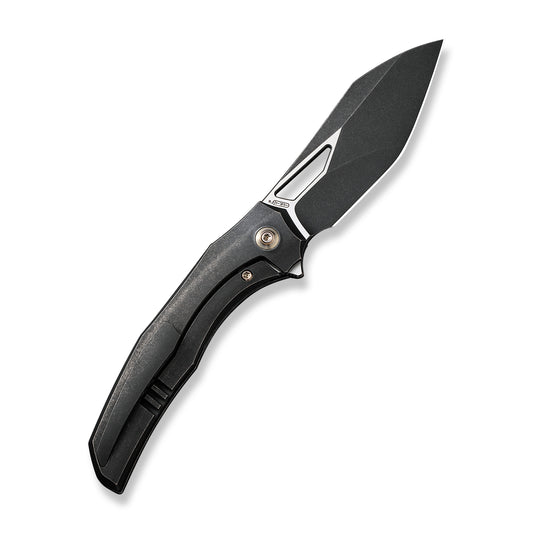 WE Knife Co., Ltd™ Ignio Frame Lock WE22042B-1 Black 6AL4V Titanium CPM 20CV Stainless Steel Pocket Knife
