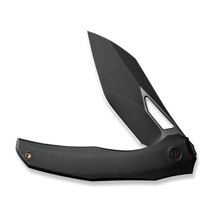WE Knife Co., Ltd™ Ignio Frame Lock WE22042B-1 Black 6AL4V Titanium CPM 20CV Stainless Steel Pocket Knife