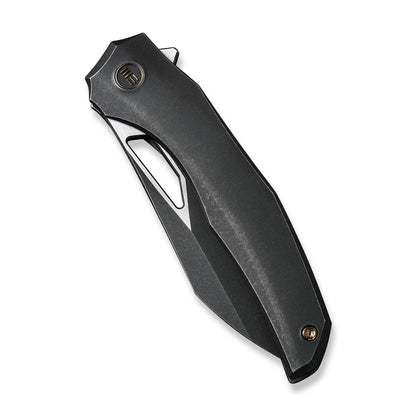 WE Knife Co., Ltd™ Ignio Frame Lock WE22042B-1 Black 6AL4V Titanium CPM 20CV Stainless Steel Pocket Knife