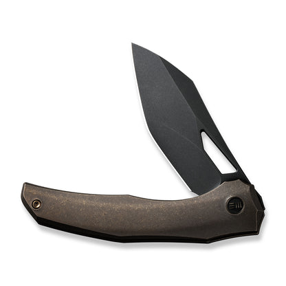 WE Knife Co., Ltd™ Ignio Frame Lock WE22042B-2 Bronze 6AL4V Titanium CPM 20CV Stainless Steel Pocket Knife