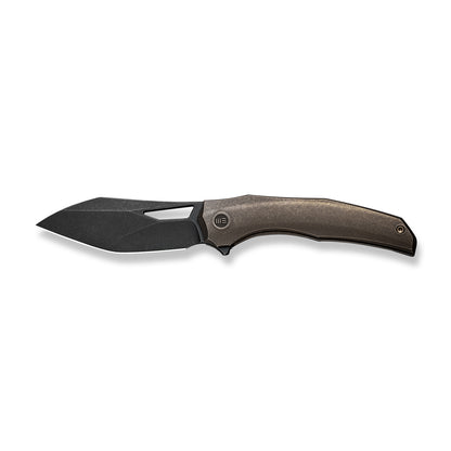 WE Knife Co., Ltd™ Ignio Frame Lock WE22042B-2 Bronze 6AL4V Titanium CPM 20CV Stainless Steel Pocket Knife
