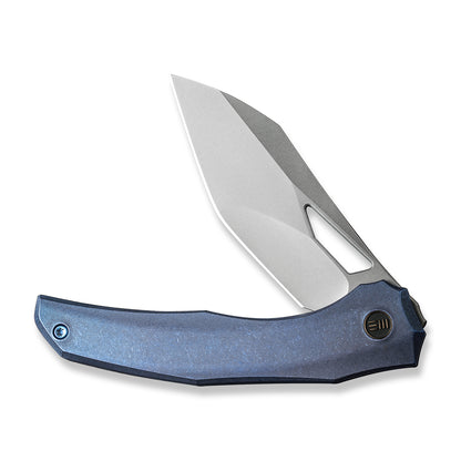 WE Knife Co., Ltd™ Ignio Frame Lock WE22042B-3 Blue 6AL4V Titanium CPM 20CV Stainless Steel Pocket Knife