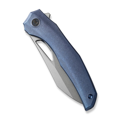 WE Knife Co., Ltd™ Ignio Frame Lock WE22042B-3 Blue 6AL4V Titanium CPM 20CV Stainless Steel Pocket Knife
