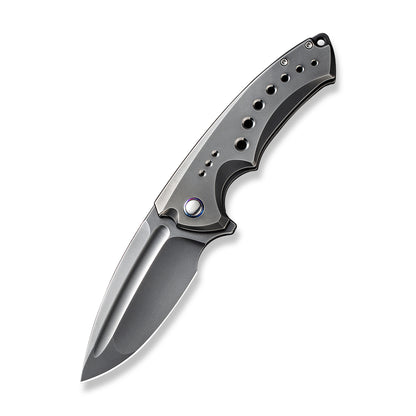 WE Knife Co., Ltd™ Nexusia Frame Lock WE22044-6 Gray 6AL4V Titanium CPM 20CV Stainless Steel Pocket Knife