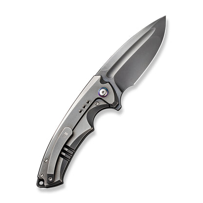 WE Knife Co., Ltd™ Nexusia Frame Lock WE22044-6 Gray 6AL4V Titanium CPM 20CV Stainless Steel Pocket Knife
