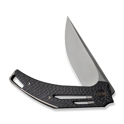 WE Knife Co., Ltd™ Speedliner Liner Lock WE22045B-1 Black Carbon Fiber CPM-20CV Stainless Steel Pocket Knife