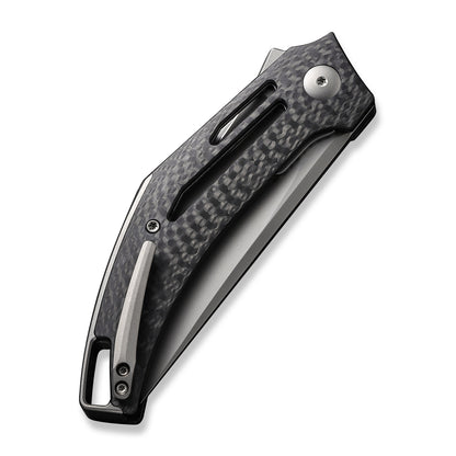 WE Knife Co., Ltd™ Speedliner Liner Lock WE22045B-1 Black Carbon Fiber CPM-20CV Stainless Steel Pocket Knife