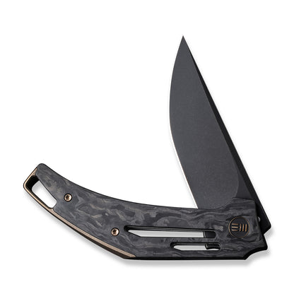 WE Knife Co., Ltd™ Speedliner Liner Lock WE22045B-2 Black Carbon Fiber CPM-20CV Stainless Steel Pocket Knife