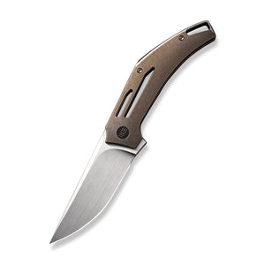 WE Knife Co., Ltd™ Speedliner Frame Lock WE22045C-2 Bronze 6AL4V Titanium CPM-20CV Stainless Steel Pocket Knife