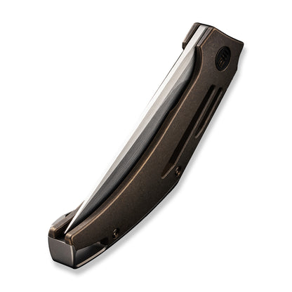 WE Knife Co., Ltd™ Speedliner Frame Lock WE22045C-2 Bronze 6AL4V Titanium CPM-20CV Stainless Steel Pocket Knife