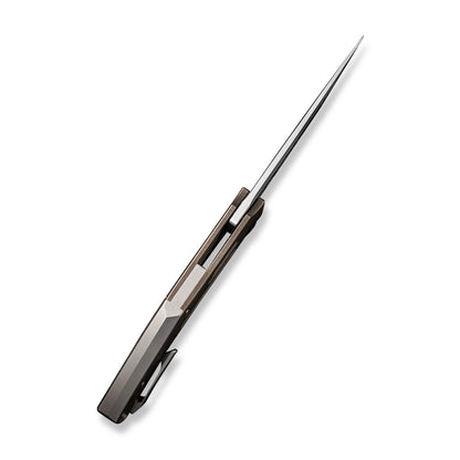WE Knife Co., Ltd™ Speedliner Frame Lock WE22045C-2 Bronze 6AL4V Titanium CPM-20CV Stainless Steel Pocket Knife