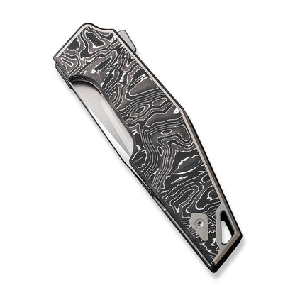 WE Knife Co., Ltd™ OAO (One And Only) Frame Lock WE23001-1 Aluminum Foil Carbon Fiber and 6AL4V Titanium CPM 20CV Stainless Steel Pocket Knife