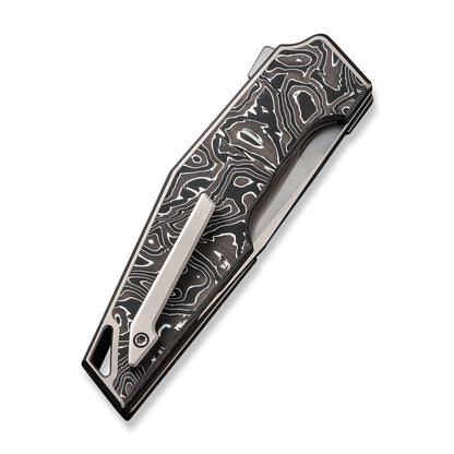 WE Knife Co., Ltd™ OAO (One And Only) Frame Lock WE23001-1 Aluminum Foil Carbon Fiber and 6AL4V Titanium CPM 20CV Stainless Steel Pocket Knife