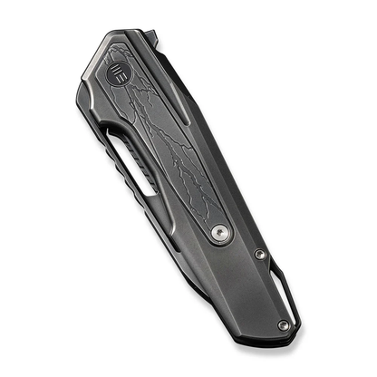 WE Knife Co., Ltd™ Falcaria Frame Lock WE23012B-4 Gray 6AL4V Titanium CPM 20CV Stainless Steel Pocket Knife