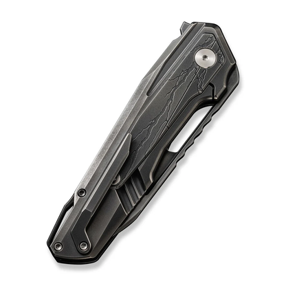 WE Knife Co., Ltd™ Falcaria Frame Lock WE23012B-4 Gray 6AL4V Titanium CPM 20CV Stainless Steel Pocket Knife