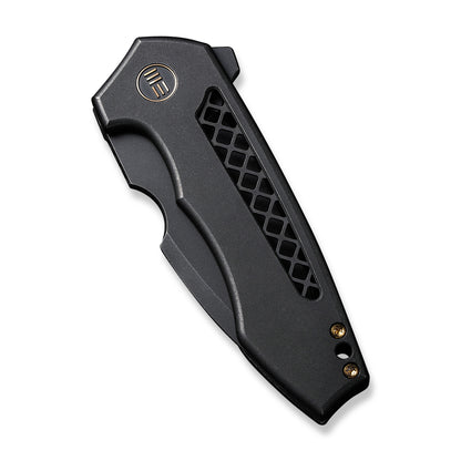 WE Knife Co., Ltd™ Harpen Frame Lock WE23019-1 Black 6AL4V Titanium CPM 20CV Stainless Steel Pocket Knife