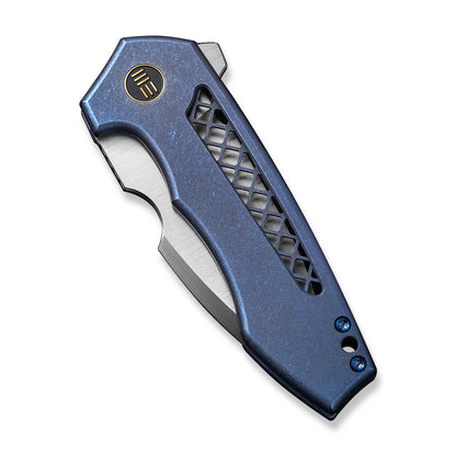 WE Knife Co., Ltd™ Harpen Frame Lock WE23019-2 Blue 6AL4V Titanium CPM 20CV Stainless Steel Pocket Knife