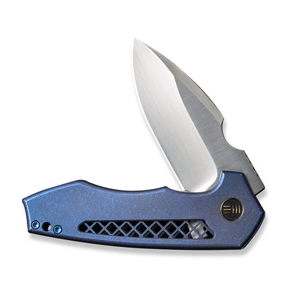 WE Knife Co., Ltd™ Harpen Frame Lock WE23019-2 Blue 6AL4V Titanium CPM 20CV Stainless Steel Pocket Knife