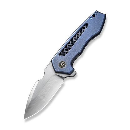 WE Knife Co., Ltd™ Harpen Frame Lock WE23019-2 Blue 6AL4V Titanium CPM 20CV Stainless Steel Pocket Knife