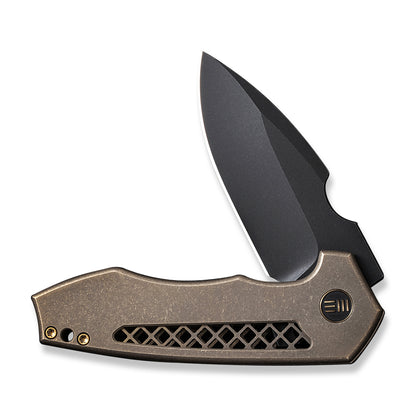 WE Knife Co., Ltd™ Harpen Frame Lock WE23019-3 Bronze 6AL4V Titanium CPM 20CV Stainless Steel Pocket Knife