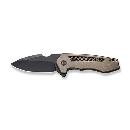 WE Knife Co., Ltd™ Harpen Frame Lock WE23019-3 Bronze 6AL4V Titanium CPM 20CV Stainless Steel Pocket Knife