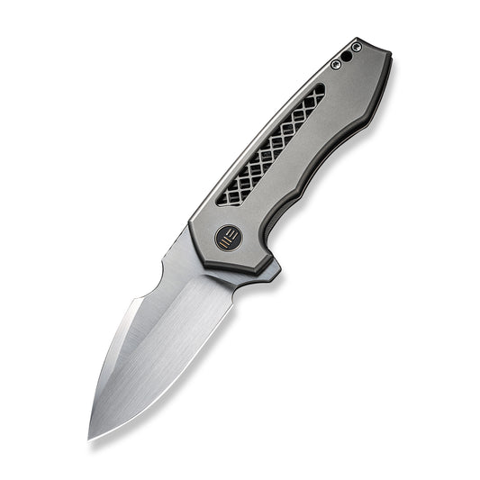 WE Knife Co., Ltd™ Harpen Frame Lock WE23019-4 Gray 6AL4V Titanium CPM 20CV Stainless Steel Pocket Knife