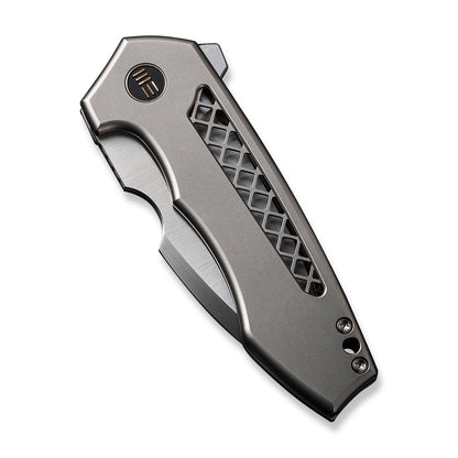 WE Knife Co., Ltd™ Harpen Frame Lock WE23019-4 Gray 6AL4V Titanium CPM 20CV Stainless Steel Pocket Knife