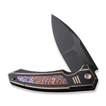 WE Knife Co., Ltd™ Hyperactive Frame Lock WE23030-4 Black/Bronze 6AL4V Titanium and Flamed 6AL4V Titanium Vanax Stainless Steel Pocket Knife