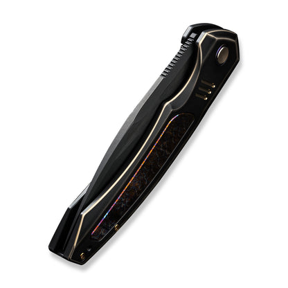 WE Knife Co., Ltd™ Hyperactive Frame Lock WE23030-4 Black/Bronze 6AL4V Titanium and Flamed 6AL4V Titanium Vanax Stainless Steel Pocket Knife