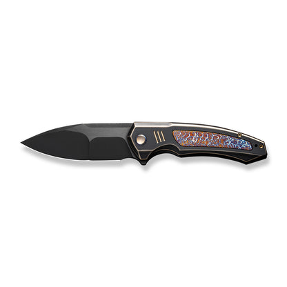 WE Knife Co., Ltd™ Hyperactive Frame Lock WE23030-4 Black/Bronze 6AL4V Titanium and Flamed 6AL4V Titanium Vanax Stainless Steel Pocket Knife