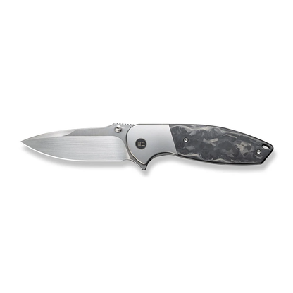 WE Knife Co., Ltd™ Nitro OG Frame Lock WE23035-1 Gray Titanium and Marble Carbon Fiber CPM 20CV Stainless Steel Pocket Knife