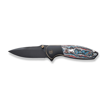 WE Knife Co., Ltd™ Nitro OG Frame Lock WE23035-4 Black Titanium and Nebula Fat Carbon Fiber CPM 20CV Stainless Steel Pocket Knife