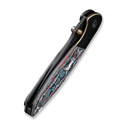 WE Knife Co., Ltd™ Nitro OG Frame Lock WE23035-4 Black Titanium and Nebula Fat Carbon Fiber CPM 20CV Stainless Steel Pocket Knife