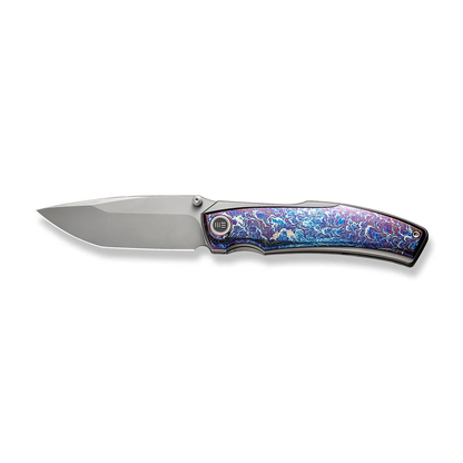 WE Knife Co., Ltd™ Swordfin Liner Lock WE23067-1 Flamed & Gray Titanium CPM 20CV Stainless Steel Pocket Knife