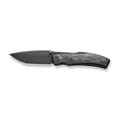 WE Knife Co., Ltd™ Swordfin Liner Lock WE23067-2 Shredded Carbon Fiber and Black Titanium CPM 20CV Stainless Steel Pocket Knife
