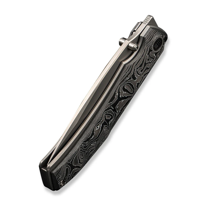 WE Knife Co., Ltd™ Swordfin Liner Lock WE23067-3 Aluminum Foil Carbon Fiber and Gray Titanium CPM 20CV Stainless Steel Pocket Knife