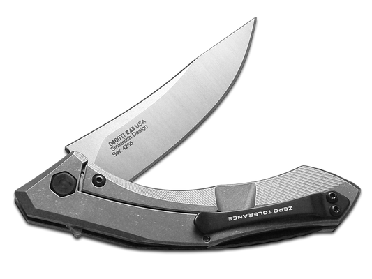 Zero Tolerance Knives™ 0460 Framelock 0460TI Titanium CPM-20CV Stainless Steel Pocket Knife