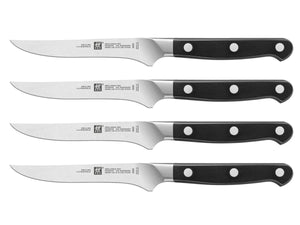 ZWILLING J.A. Henckels, LLC™ 4-piece Steak Knife Set 38430-002 Black Polymer Solingen Stainless Steel